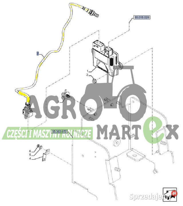 48188864 47362758 51515739 47520142 CZUJNIK CNH Wichrów