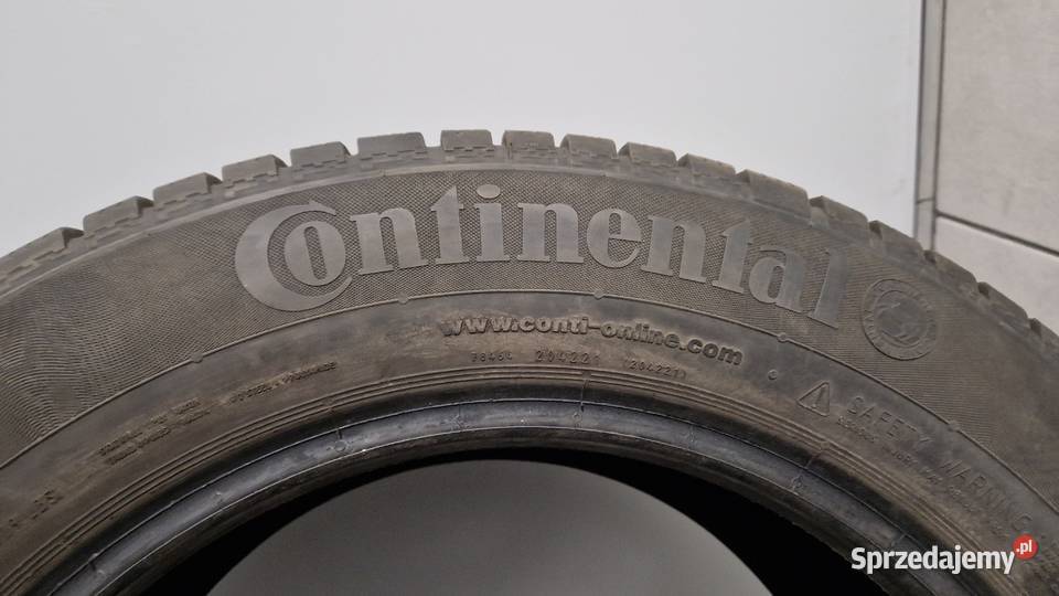 Opona zimowa Continental 2255516 super stan 8 mm mazowieckie Warszawa sprzedam