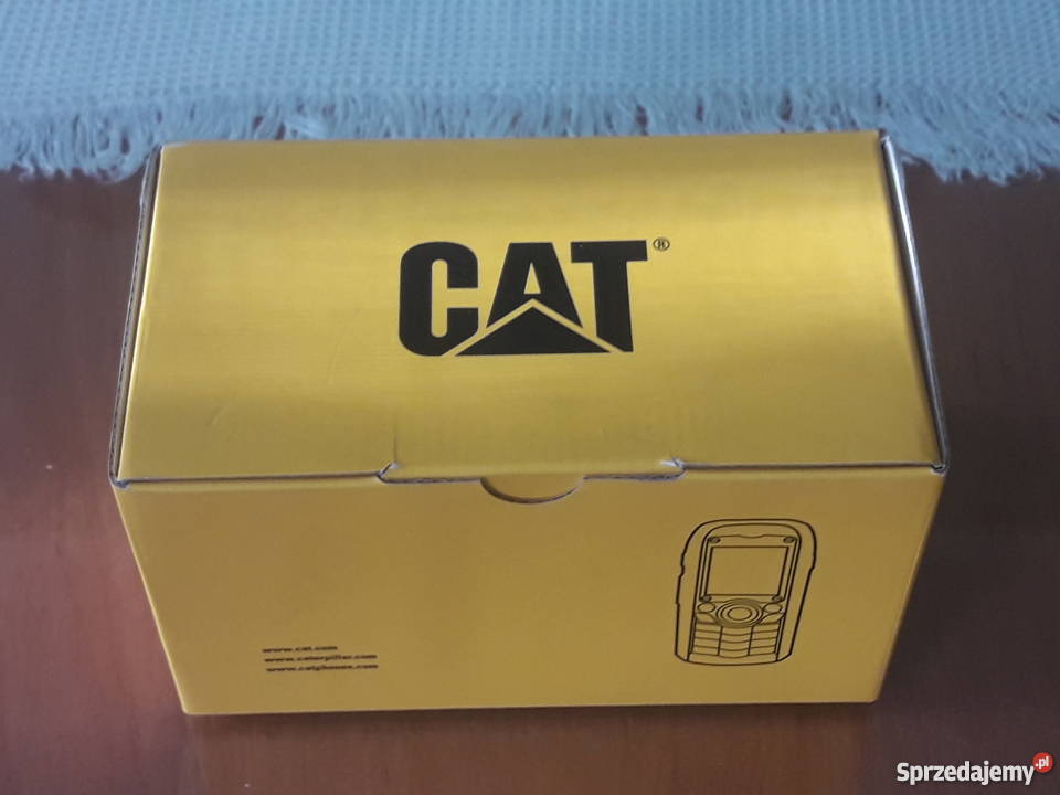 CAT B25 pudełko z instrukcjami obsługi