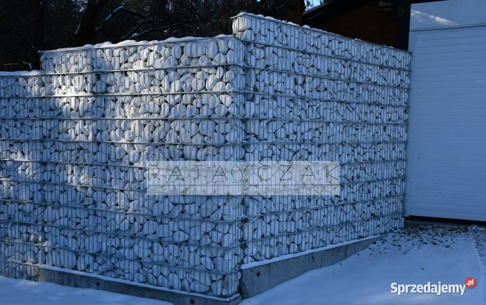 Gabion 200x180x40 pełny zestaw montażowy cynk wielkopolskie Piła sprzedam
