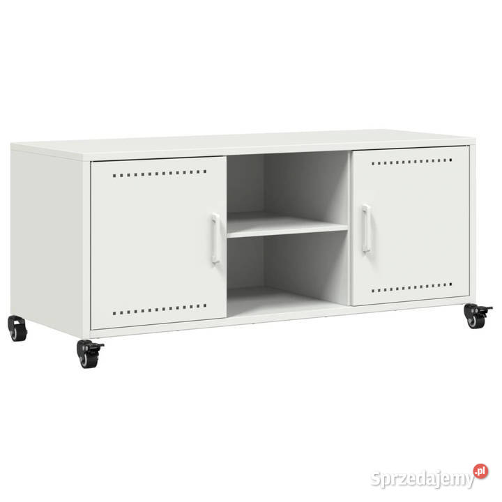 Szafka RTV biała 1005x39x435 stal WM846667 Warszawa sprzedam