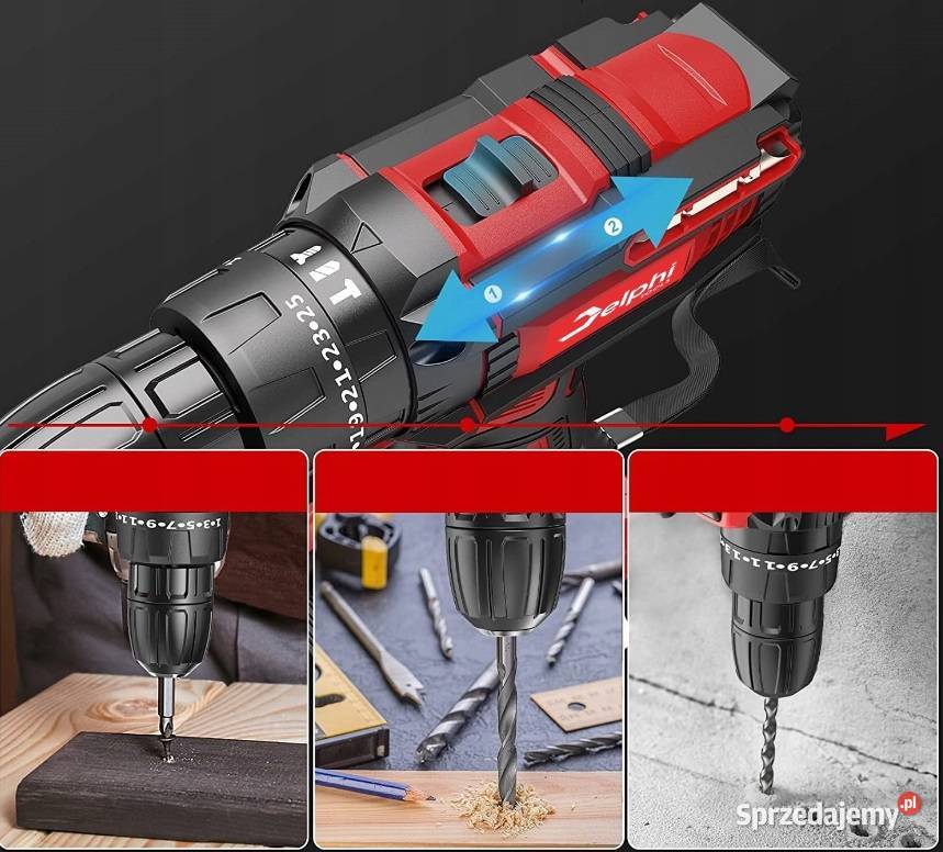 WIERTARKO WKRĘTARKA AKUMULATOROWA 2aku UDAROWA sprzedam