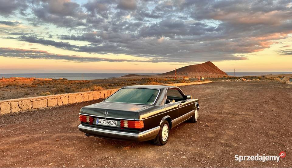 MercedesBenz 560 SEC 154000 Gran Canaria skórzana tapicerka Kielce sprzedam