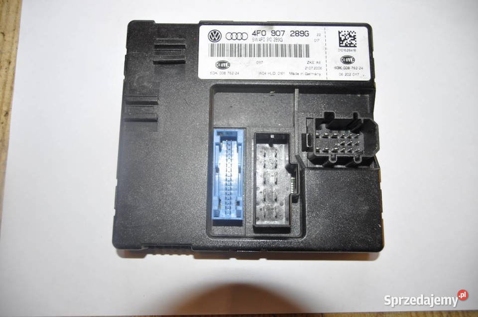 MODUŁ STEROWNIK KOMPUTER KOMFORTU 4F0907289G osobowe