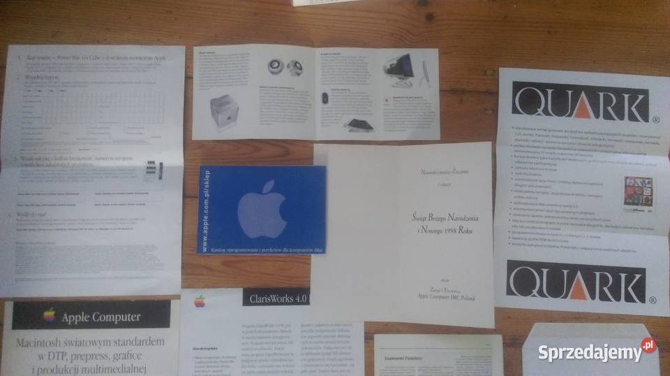 Macintosh Apple broszury reklamy itp Lębork