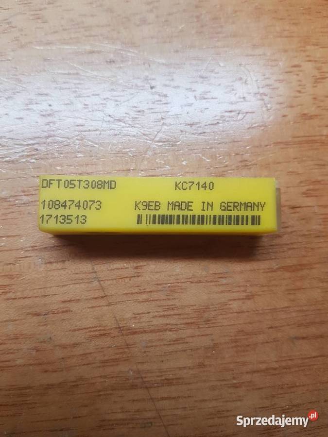 Płytka do wierteł kennametal DFT05T308 MD KC7140 śląskie Gliwice