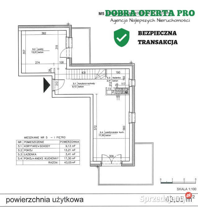 Nowoczesne mieszkanie 71 m z antresolą pomorskie
