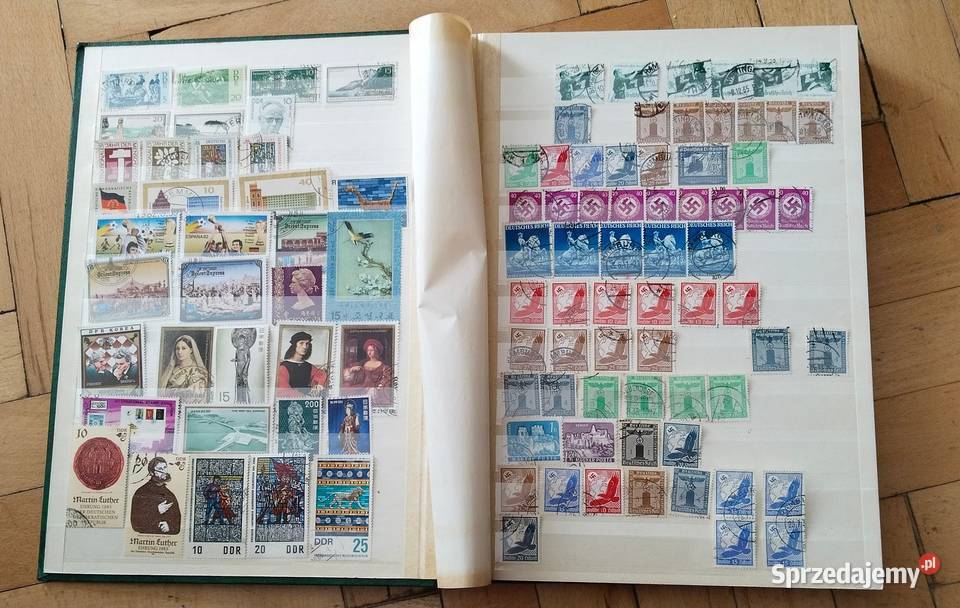 5 klaserów znaczków i kopert Kalisz