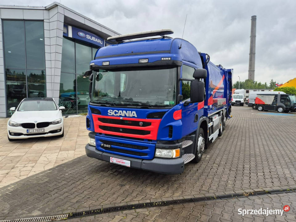 Scania P340 LB 6X2 ŚMIECIARKA 2 KOMORY JOAB Łaziska Górne