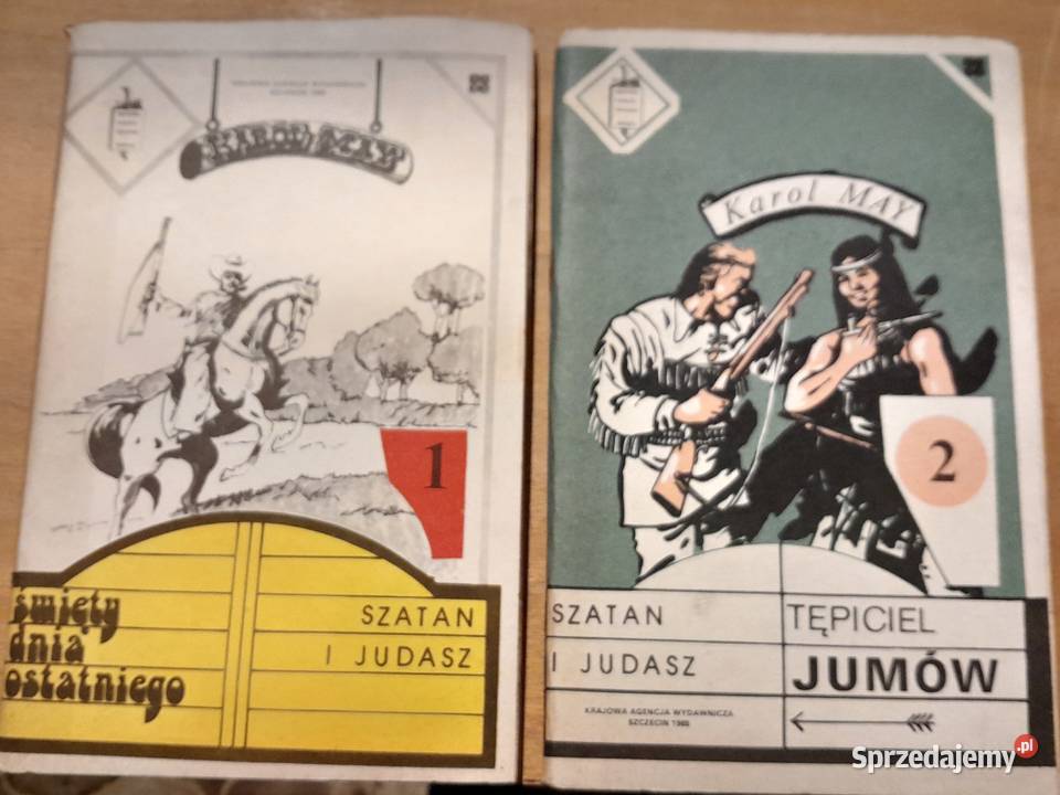 Stare książeczki PRL Old Surehand i inne Karol