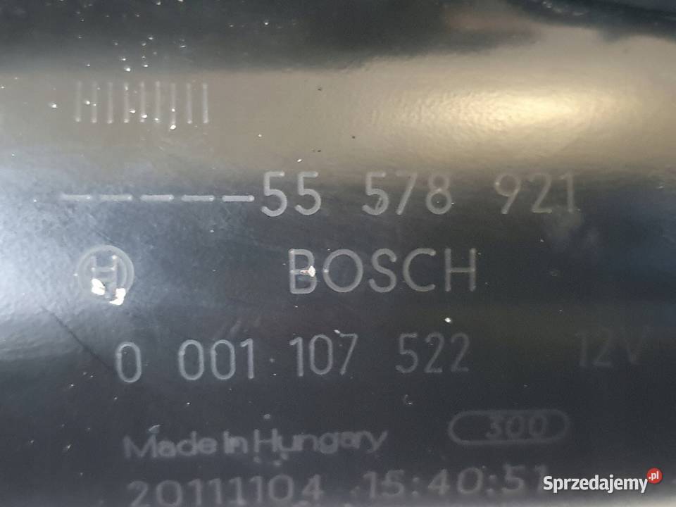 ROZRUSZNIK Opel Meriva B 14 16V ROZRUSZNIK bosch osobowe
