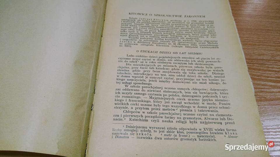 Źródła do historji wychowania Cz 2 w XVIII do XX Gdańsk