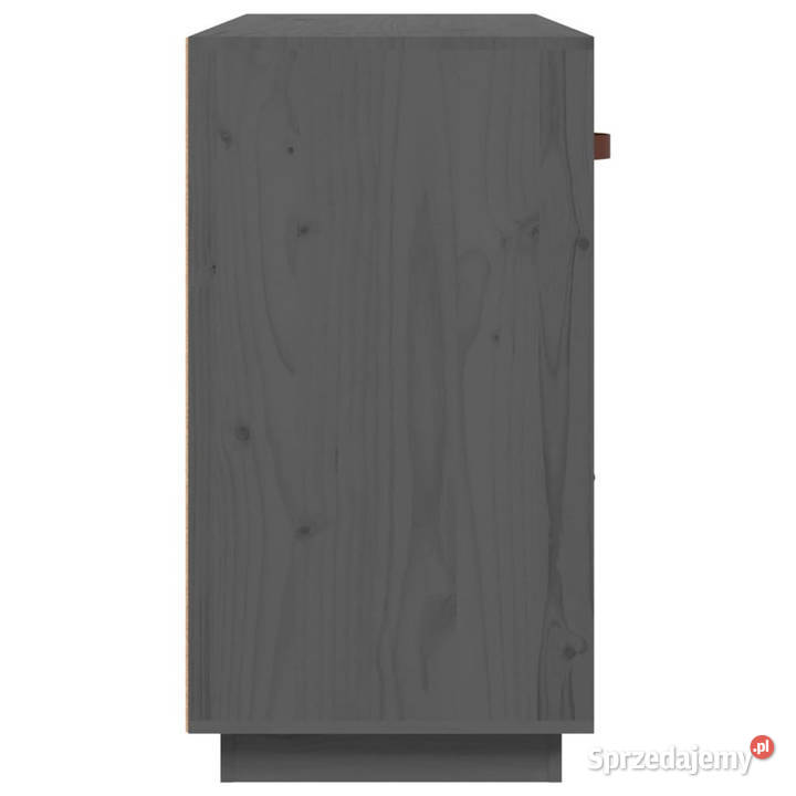 Komoda szara 100x40x75 lite drewno sosnowe