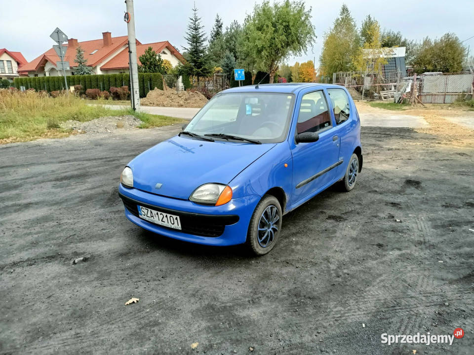 Fiat Seicento Fiat Seicento 900 00r niebieski Motoryzacja Tarnów