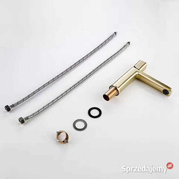 Bateria umywalkowa 5 złota mat