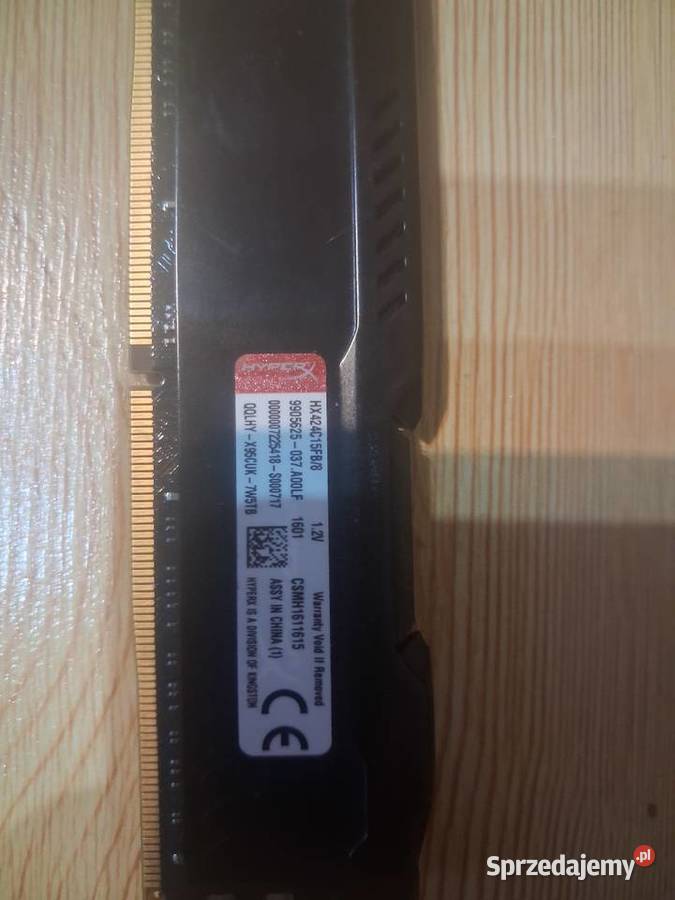 Dwie kosci pamieci ddr4 fury hyper 28gigabyte Gryfów Śląski