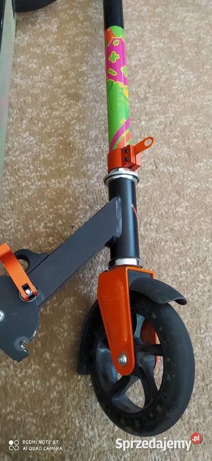 hulajnoga aluminiowa dziewczęca składana