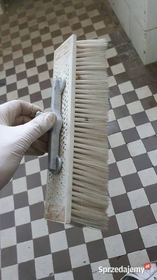 Szczotka vintage ryżowa szrober twarda metalowe Antyki, Sztuka, Kolekcje Warszawa