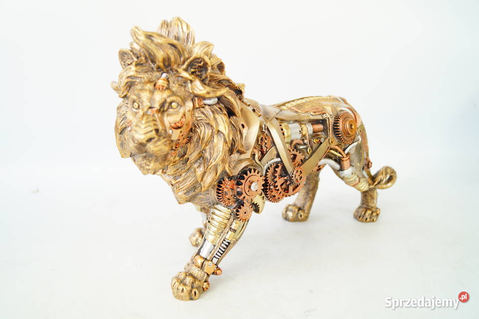 TYGRYS figura rzeźba steampunk dekoracja wielkopolskie Gizałki