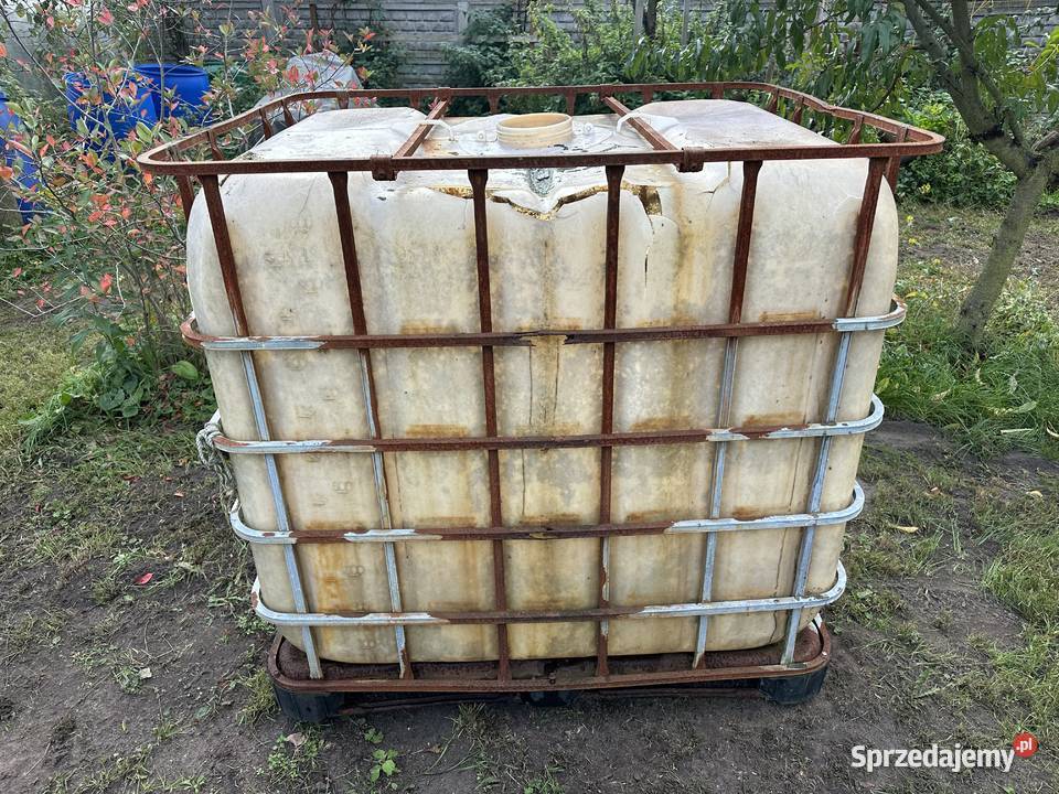 Zbiornik Mauzer 1000l pojemnik plastikowy Poddębice