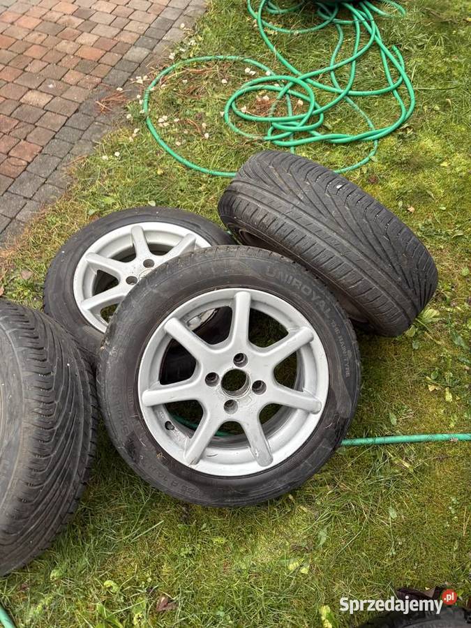 Alufelgi 14R 4x100 6J fiat uniroyal rain sport Samochodowe Kraków sprzedam