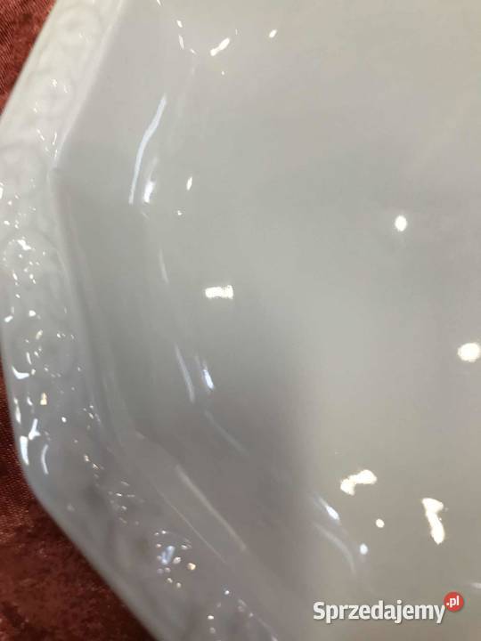 Polmisek patera okragla Rosenthal Maria Biala Kielce