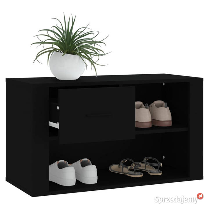 Szafka na buty czarna 80x35x45 materiał sprzedam