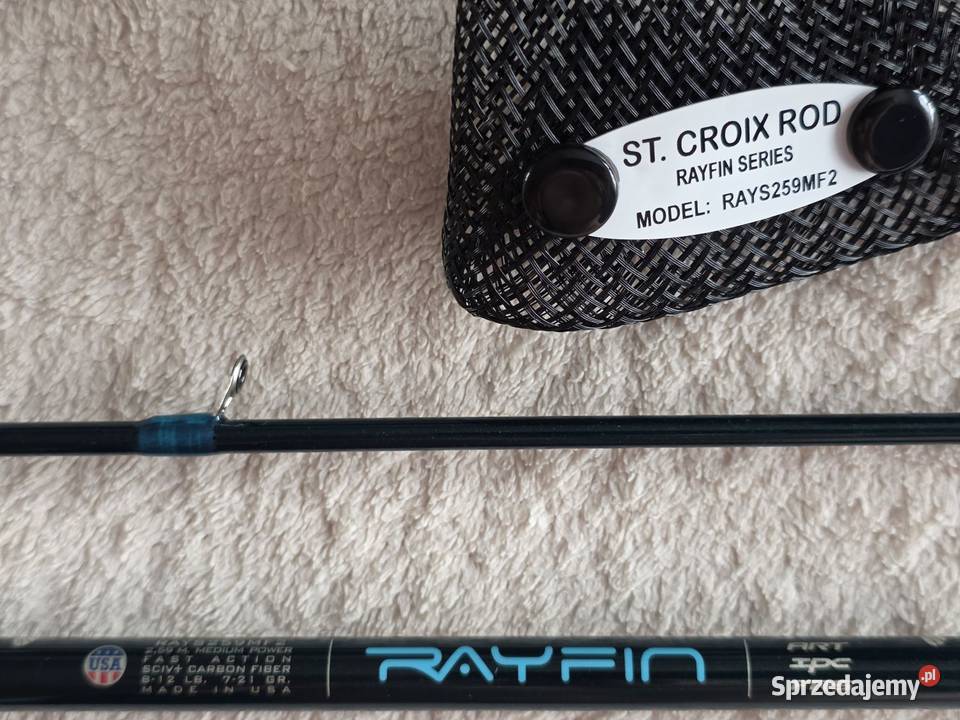 Wędka StCroix RAYFIN RAYS259MF2 Fast 721g Zamość sprzedam