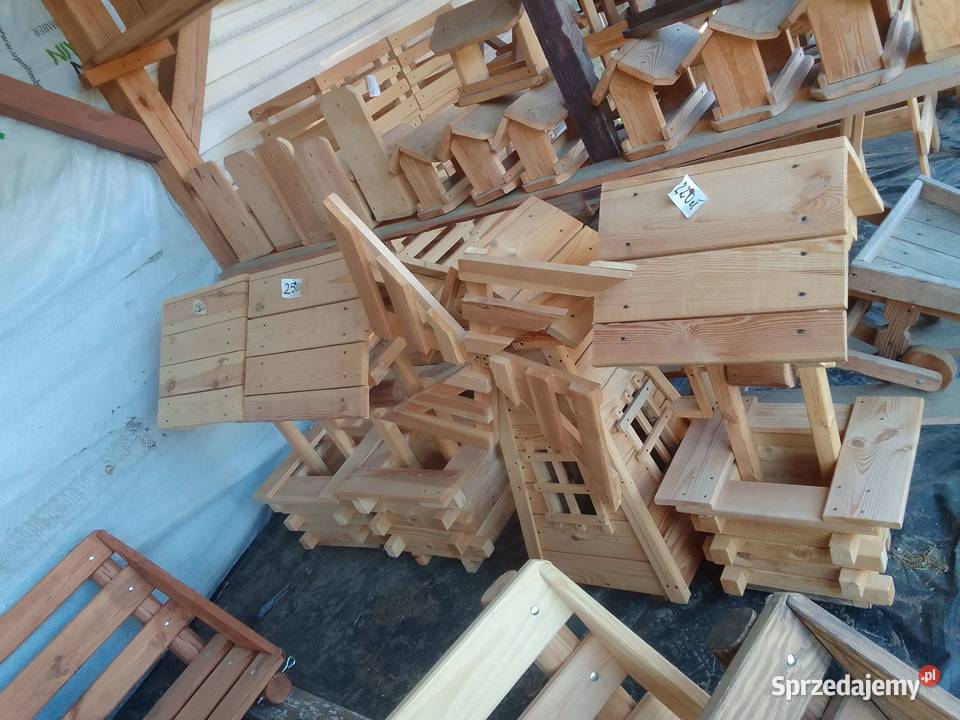 Wyroby drewniane Budy Huśtawki Wychodki drewno Maldanin