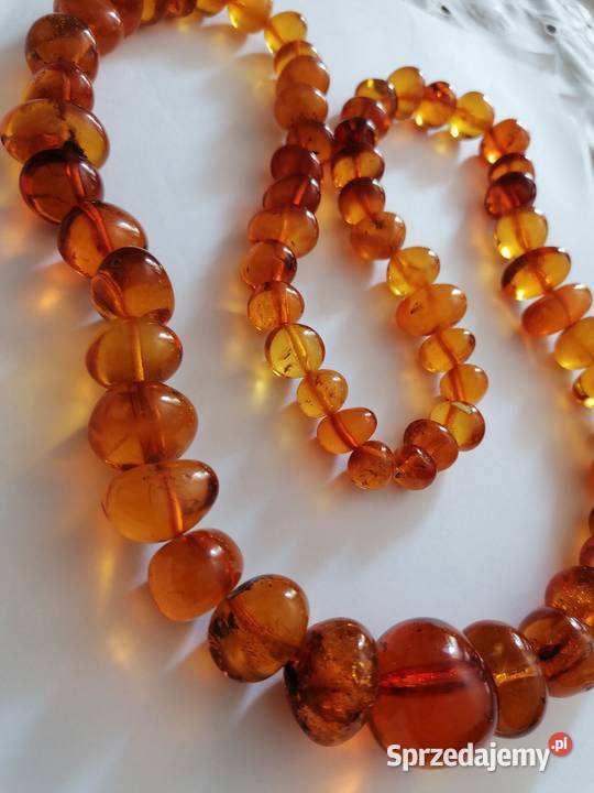 Naszyjnik Bursztyn Vintage 150gram Białystok