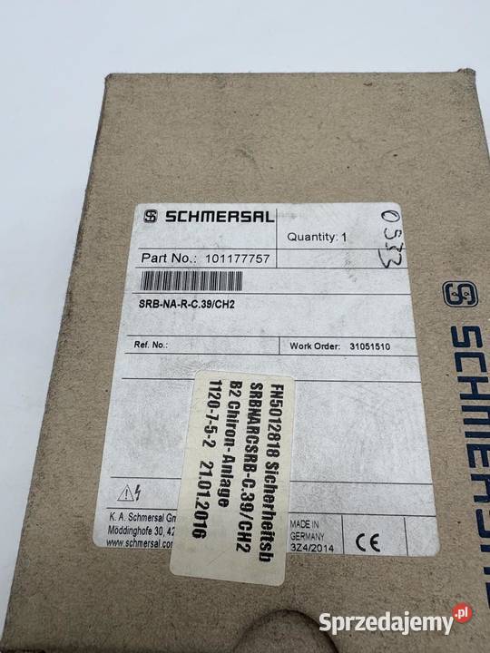 Schmersal SRBNARC39CH2 101177757 Safety Relay Warszawa