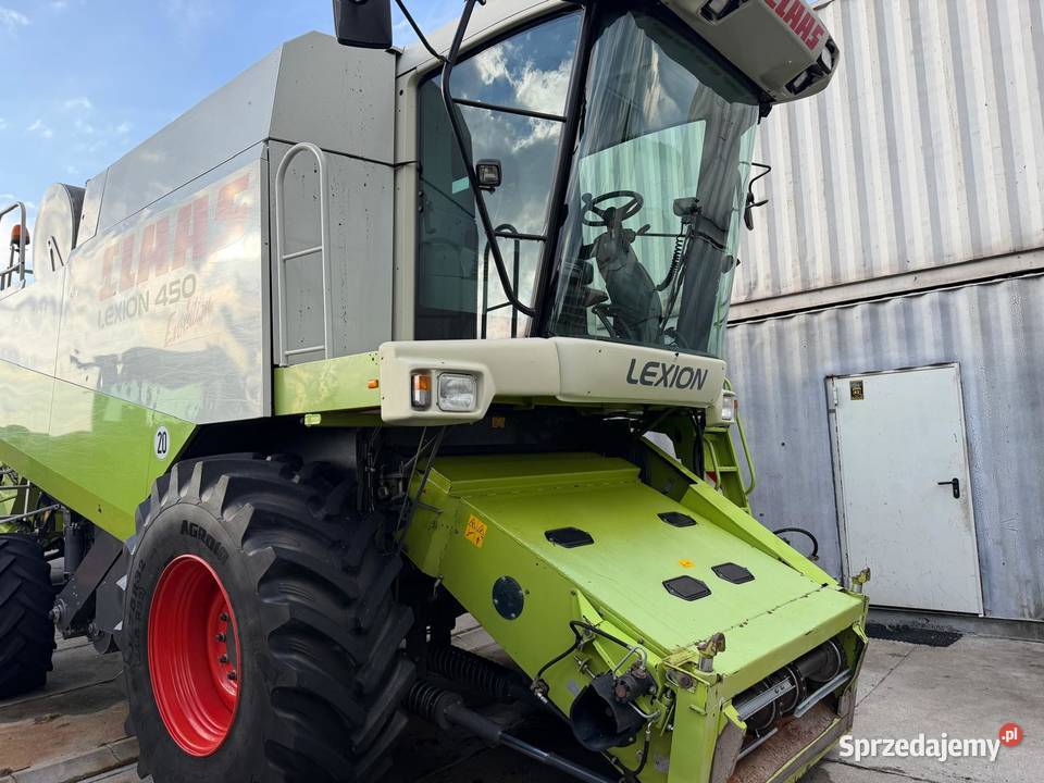 Kombajn zbożowy Claas Lexion 450 Evolution heder Claas sprzedam