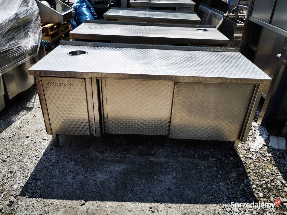 Stół roboczy drzwi suwane 180x70x85 Krotoszyn