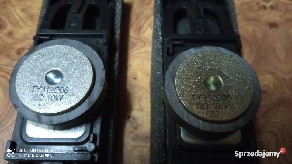 2 głośniki 10 w 8 ohma z tv Sprzedam dolnośląskie Wrocław
