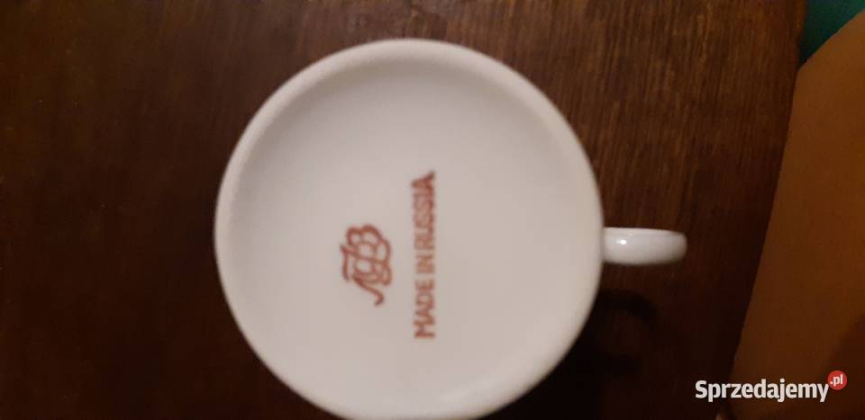 Porcelanowy serwis kawowy sygnowany Łomonosow śląskie