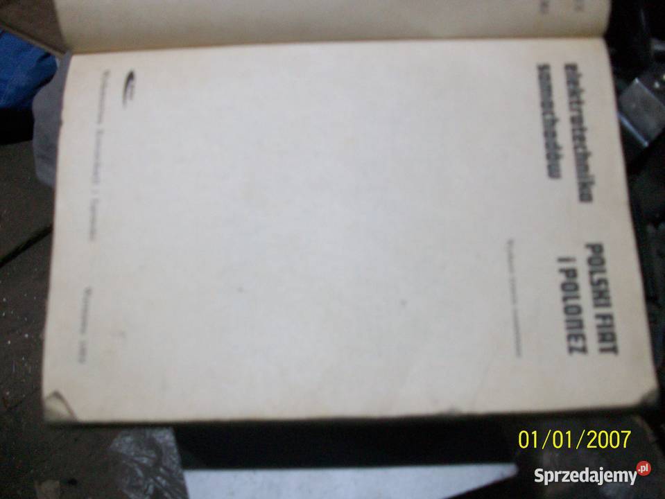 książka elektryka polonez fiat125p Wałbrzych