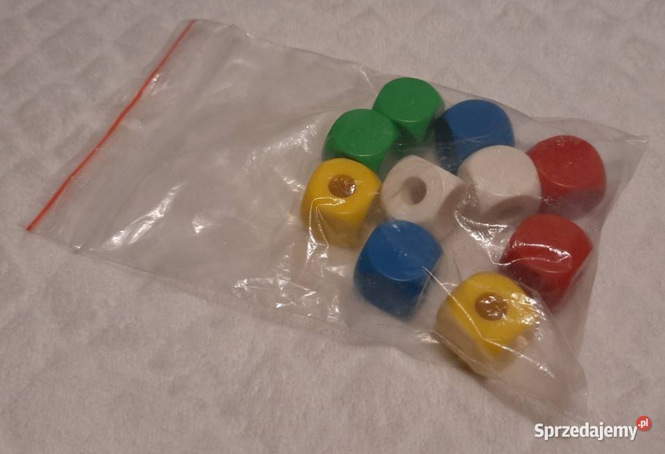 Kostki korale kolorowe 10 19 Zabawka Pozostałe Czeladź