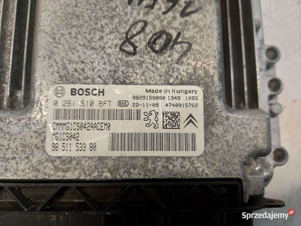 PEUGEOT 408 GT 16 EH Sterownik komputer silnika dolnośląskie