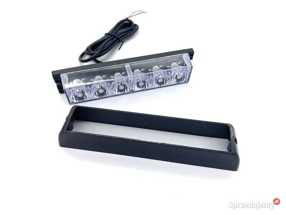 zestaw 4 18W stroboskopów pomarańczowych LED lampy ostrzegawcze Pomiechówek sprzedam