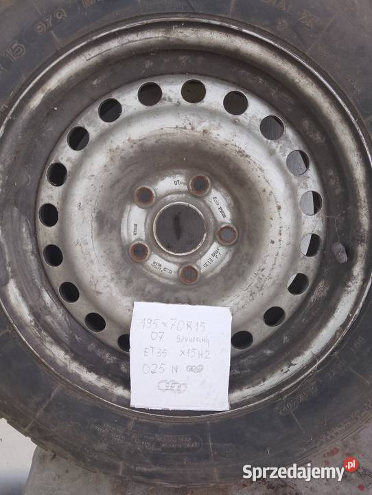 Opona Michelin XMS 100 19570r15 z felgą 7x15h2 Tomaszów Mazowiecki