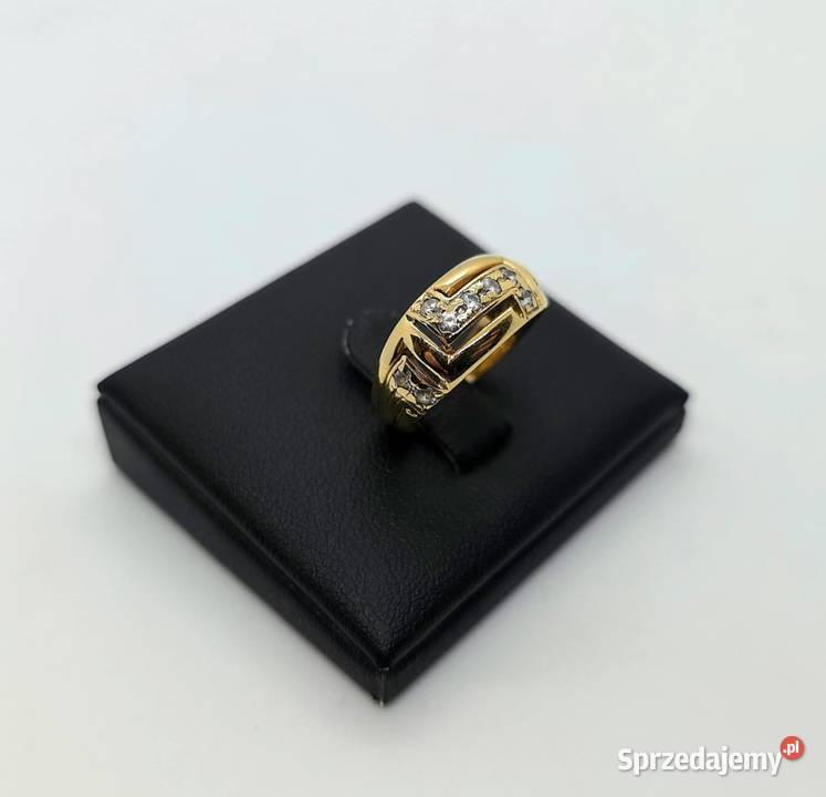 Złoty pierścionek próby 585 324g Rozmiar 10