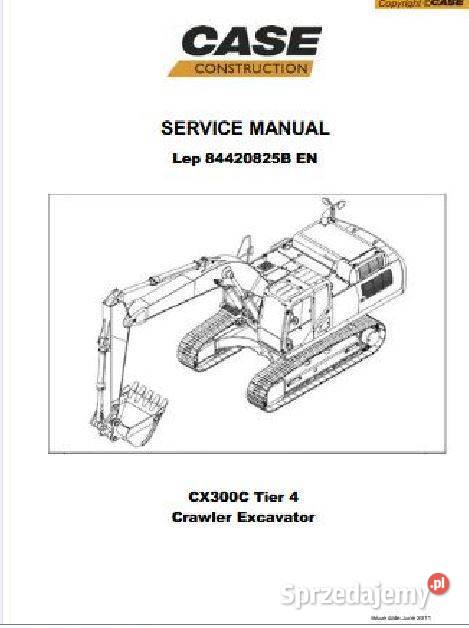 Case CX130C CX300C instrukcja naprawy Kielce