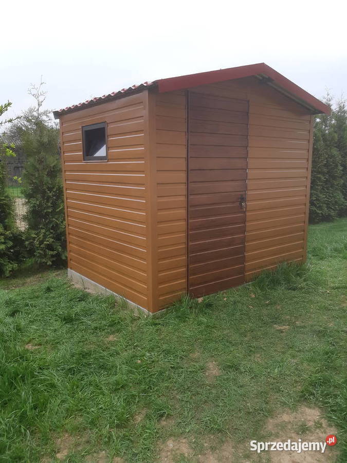 Domek Ogrodowy Mały Garaż Drewnopodobny 2x2 Limanowa