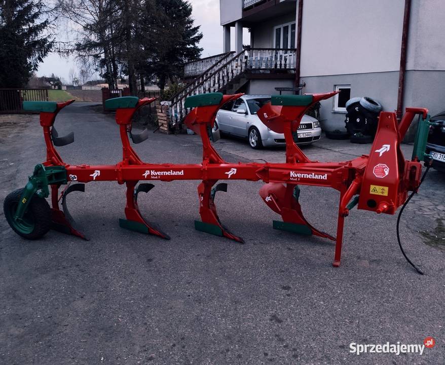 Kverneland 4 skibowy obrotowy w stanie Pługi łódzkie sprzedam