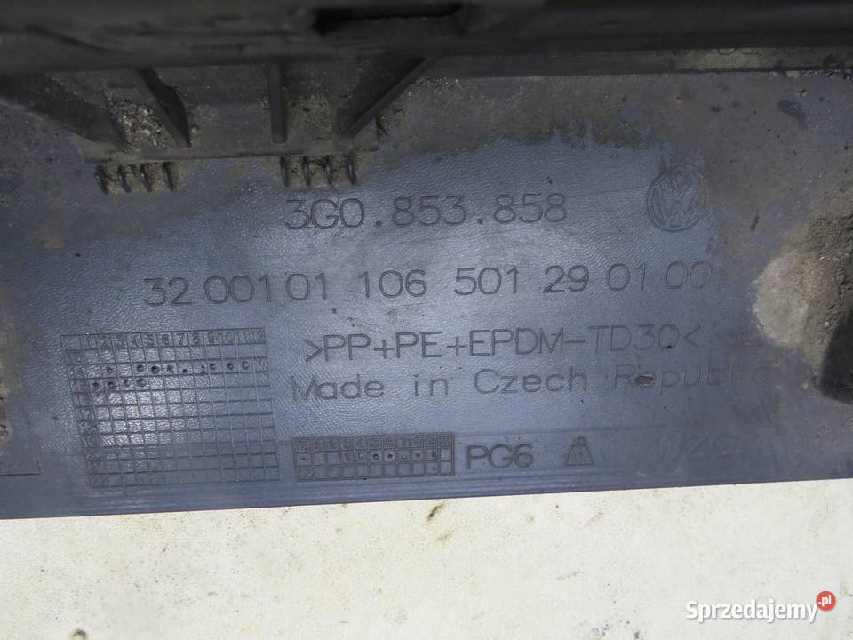 OSŁONA PROGU PRAWA PASSAT B8 KOMBI 3G0853858 osobowe lubelskie sprzedam