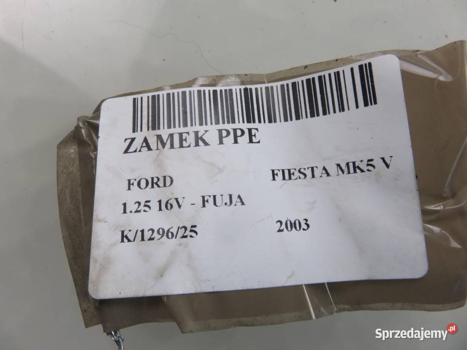 ZAMEK PRAWY PRZEDNI FORD FIESTA MK5 V