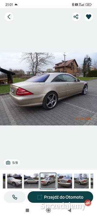 Mercedes cl500 sprzedam LPG cl 500 Góra Kalwaria