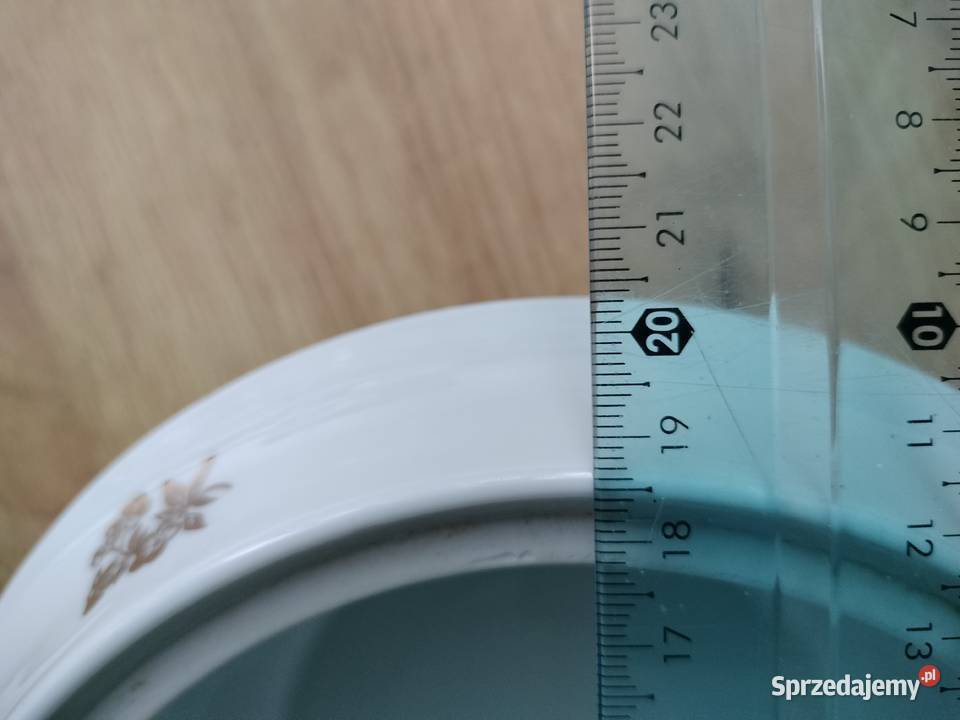 Waza do zupy złocona Karolina PRL