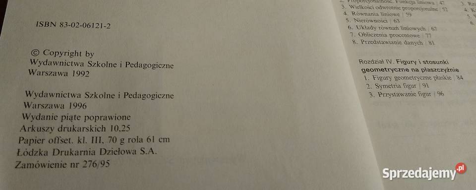 Matematyka 8 ćwiczenia Maciej Bryński 1996 db Rok wydania 1996 Gdańsk