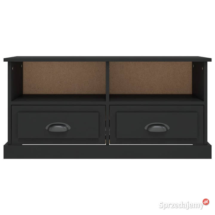 Szafka pod TV czarna 93x355x45 materiał
